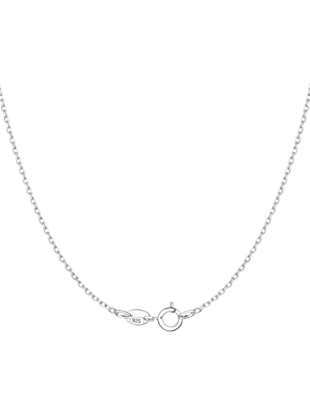 Elegant 925 Sterling Silver Cable Chain Necklace, 16-24 Inch, Nickel-Free Gift
